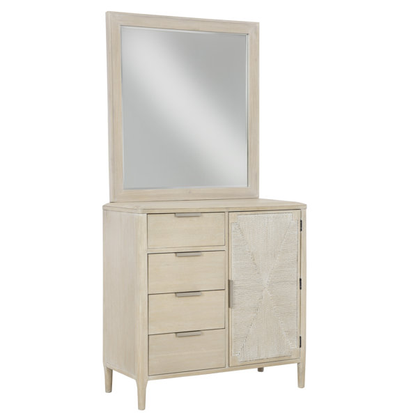 Birch Lane™ Effie 4 Drawer Dresser with Mirror Wayfair
